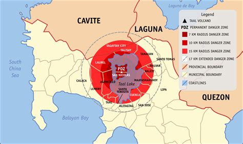 From simple map graphics to detailed satellite maps. File:Taal Volcano Danger Zone.svg - Wikimedia Commons