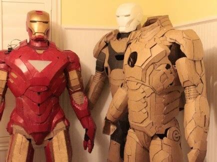 How to make ironman hand/ironman/ironman hand making/ironman hand from waste material. Geeky Mommy: Building an Iron Man Suit from Cardboard