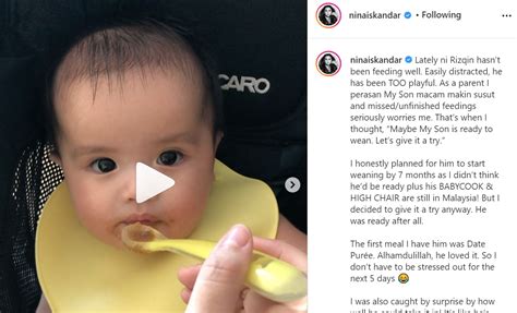 Watch premium and official videos free online. Nina Iskandar Berang Di Tegur Cara Beri Anak Makan ...