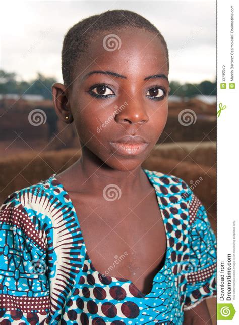 Stunning African Girl with a Tribal Scar Editorial Image - Image of ...