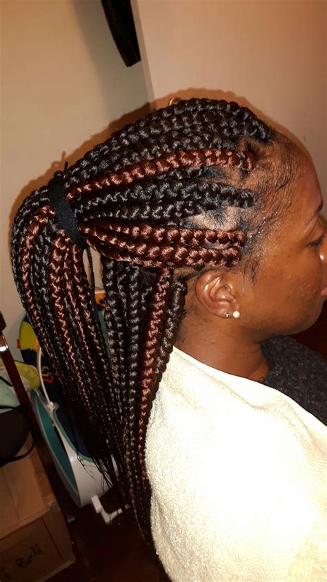 There are a lot of different shortcuts but you can't go against the obvious factors. Box braids medium sized | Braids, Hair styles, Box braids