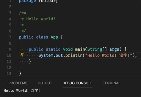 25 30 helloworld at abaixar.org. chinese character don't display appropriate. · Issue #479 · redhat-developer/vscode-java · GitHub