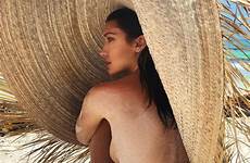 bella hadid topless nude sexy vogue shoot thefappening nipples instagram fappening boobies brunette actress blonde natural medium tits swimsuit posing