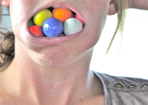 Teens mouth full of cum. Bubble On Gum In Mouth - Porn Website Name