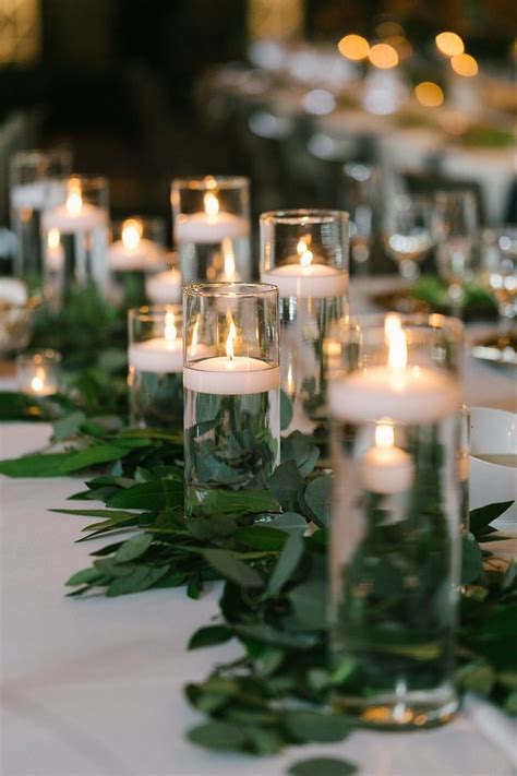 Collection by exquisite events design. simple floral table runner on white tablecloth - Wedding ...