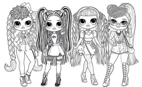 The l.o.l o.m.g (outrageous millennial girls) are fashion dolls lol surprise omg pink baby coloring page. ᐈ Muñecas lol surprise para colorear Dibujos lol surprise ...