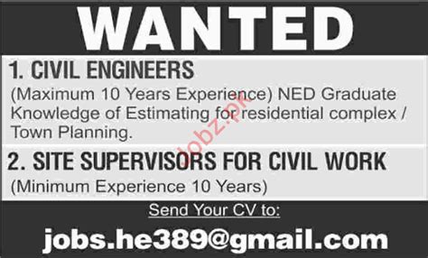 Provide for site safety and security; Civil Engineer and Site Supervisor Job Opportunities 2021 ...