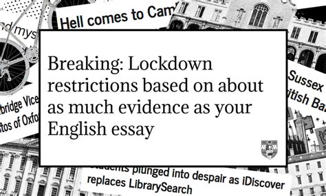 This 10 lines on lockdown essay will provide you. Headline: Lockdown restrictions based on as much evidence as your English essay