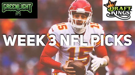 Drew dinkmeyer from dailyroto joins me to talk about our lineup building process for the 2019 nfl season as. Week 3 NFL Draftkings Picks / First Look Lineup - YouTube