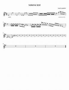 Venova Test Sheet Music For Piano Download Free In Pdf Or Midi