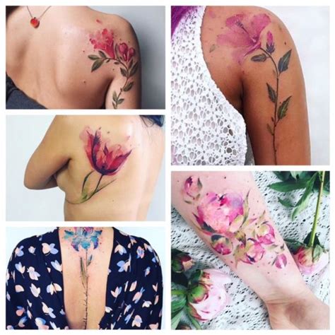 Watercolor wolf tattoos will look like a painting on your skin. ISO Watercolor Botanical Tattoo Artist- Does anyone know ...