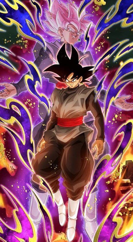 Future trunks and goku black will be making their entrance in the world of dragon ball super soon with the next free update on the way! Goku Black Rose Dragon Ball Z Dokkan Battle Wallpaper ...
