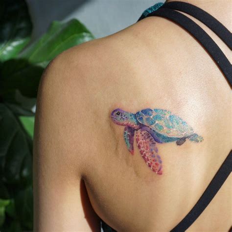 The founder of the tattoo watercolor tattoos are valuable because of their visual attractiveness, beauty, and complexity of. #turtle #watercolortattoo #torontotattoo #tattoopeople # ...