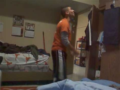 Hidden cam in my room. Roommate caught dancing on hidden camera - YouTube