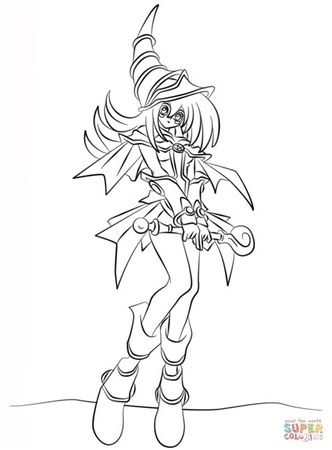 Yugioh free coloring pages are a fun way for kids of all ages to develop creativity, focus, motor skills and color recognition. Dark Magician Girl From Yu-Gi-Oh! Coloring Page | Free ...