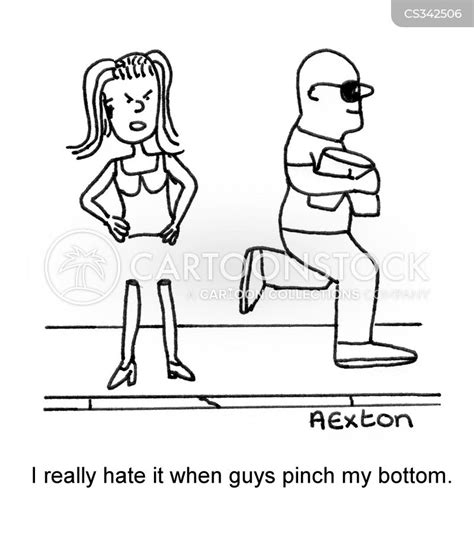 In sense a1 also capitalised as chauvinist. Pinch Bottom Cartoons and Comics - funny pictures from CartoonStock
