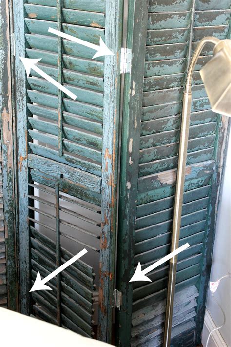 27 ways to maximize space with room dividers. DIY Shutter Screen | Diy shutters, Shutters, Vintage shutters
