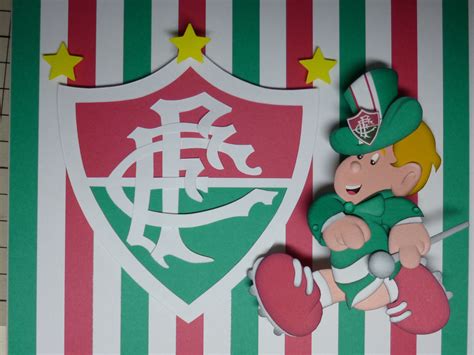 Fluminense, bravo touro pioneiro alegria da torcida tricolor entre os clubes da bahia, o primeiro no gramado tu és. Artesanato de Papel ( Mascote do Fluminense ) | Artesanato ...