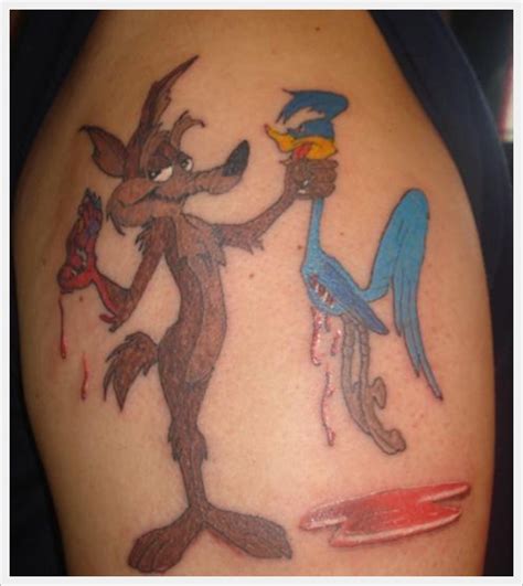 Cartoon style tattoo designs alex tattooed a cartoon. Cartoon-tattoo-designs-16.jpg (600×673) | Cartoon tattoos ...