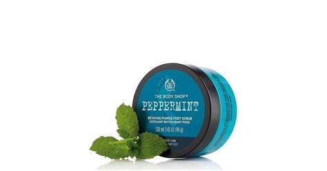 Gently apply the lip scuff over the lips, and rub lips together before removing the residue with a tissue. Best Foot Scrub: The Body Shop Peppermint Reviving Pumice ...