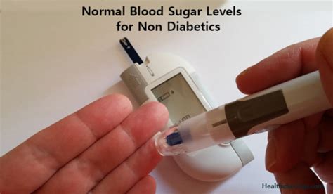 Your blood sugar level can either be low, normal or high. Tests and Normal Blood Sugar Levels for Non-Diabetic ...