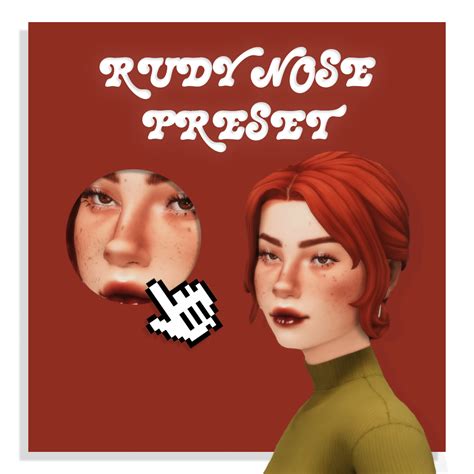 I didn't include body presets just because i don't use those. advent calendar day 7: rudy nose preset 🎁 | huniebun on ...