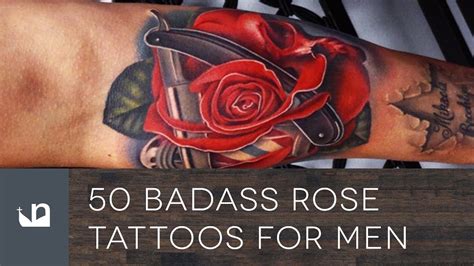 The rose is a powerful symbol that has been adorned by generations of manly men from sailors out on the rough seas, to soldiers taking their last breath on the battlefields. Tattoos For Men: 50 Badass Rose Tattoos For Men | Dope Tattoos