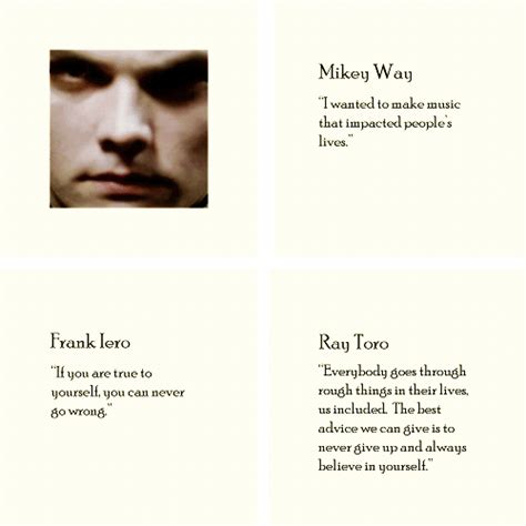 My chemical romance what are your fave mcr quotes? mikey way quotes | Tumblr