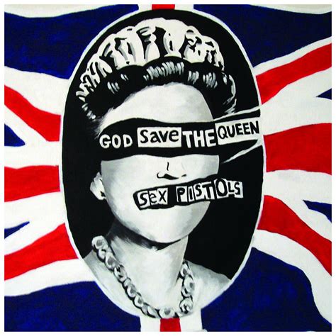 Oh when there's no future how can there be sin we're the flowers in the dustbin we're the poison in the human. Glass coaster of God Save the Queen -Sex Pistols from ...
