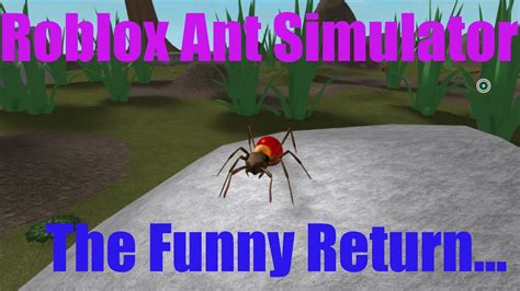 Press cogwheel icon left side of the screen. Roblox Ant Simulator Part 2, The Funny Return - YouTube