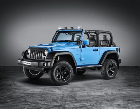 'what colors does the jeep wrangler come in?' hialeah drivers have 10 color choices, ranging from neutral hues to. Jeep Shows Off Wrangler Rubicon With Mopar One Package ...