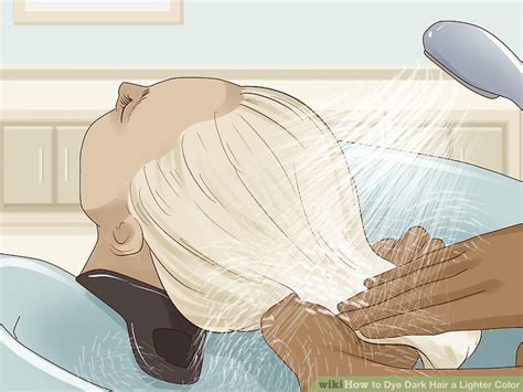 If your hair is on the lighter side, it may be a pale yellow or ashy shade. How to Dye Dark Hair a Lighter Color (with Pictures) - wikiHow