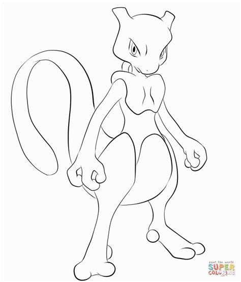 Mega or not shadow lugia pokemon amino. Mewtwo Coloring Pages | Pokemon coloring pages, Pokemon ...