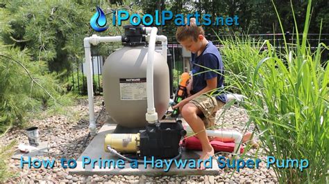 How we pulled a submersible pump from 100 down attached to 1 galvanized pipe using what we had. How to Prime a Hayward Super Pump - YouTube