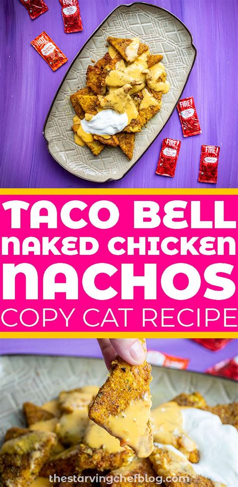 Restaurants taco bell nachos nacho party packchicken. Copycat Naked Chicken Nachos from Taco Bell | The Starving ...