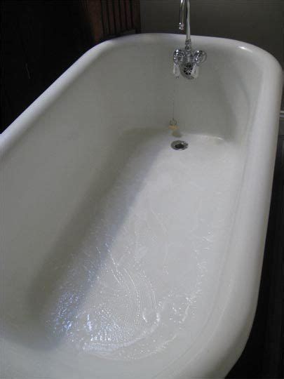 I'm very happy with how it came out a. How To Clean an Old Porcelain Enamel Bathtub or Sink ...