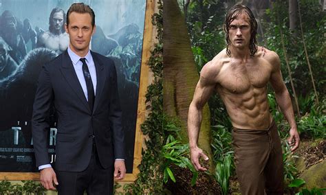 Jackson, christoph waltz and djimon hounsou. Alexander Skarsgard on getting in shape for The Legend of ...