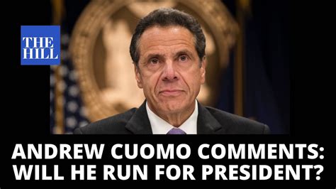 Andrew cuomo has said he will not resign in the face of claims he sexually harassed several women. Andrew Cuomo answers point blank: WILL HE RUN FOR PRESIDENT?