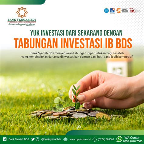 Tabungan Investasi iB BDS - BPRS Barokah Dana Sejahtera
