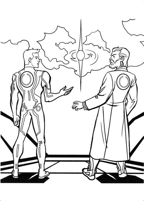 Legacy also experienced sky high popularity since its release in 2010. Free Printable Tron Coloring Pages For Kids | Coloring ...