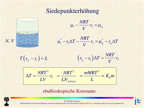 In physik und chemie bezeichnet der dampfdruck den partialdruck eines gases (mehrkomponentensystem), das im thermodynamischen gleichgewicht mit seiner flüssigen oder festen phase steht, er lässt sich über das raoultsche gesetz berechnen. PPT - Binäre Lösungsmischung PowerPoint Presentation, free ...