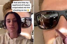 cheating boyfriend selfie her woman his clue after catches spotting busts fake real strip tiktok
