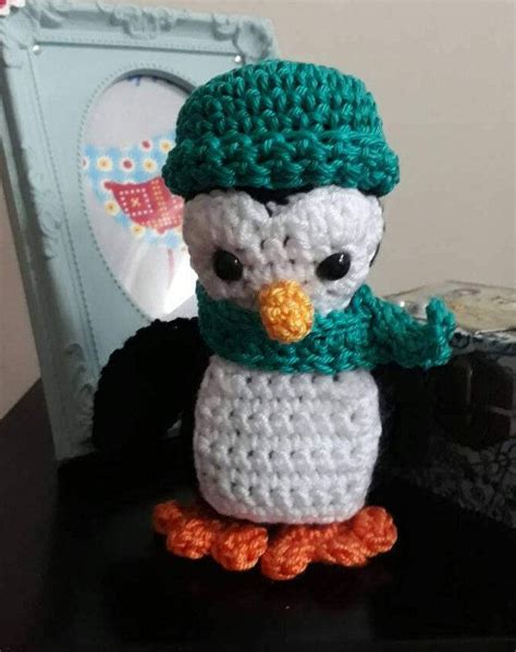 Sign up for let's make amigurumi here. Handmade crochet penguin soft toy/plushie-cute penguin in ...