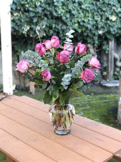 Check spelling or type a new query. Purple Rose Dozen Arranged in San Jose, CA | Bee's Flowers