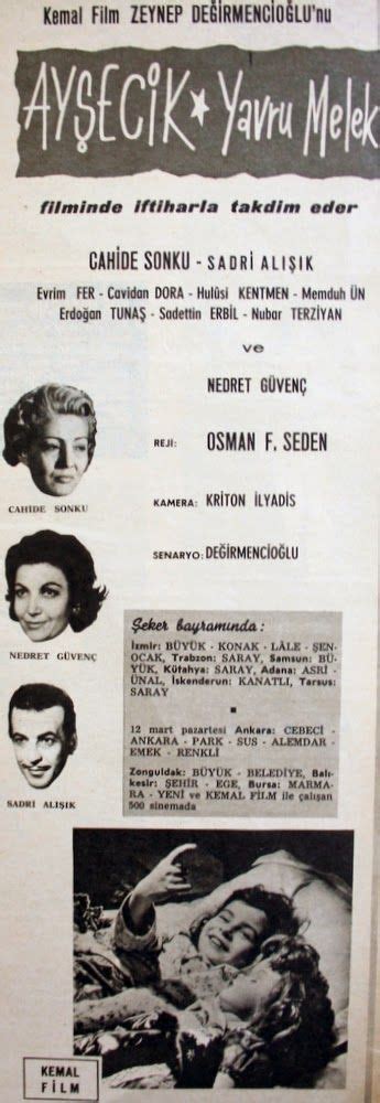 Zeynep değirmencioğlu adlı sanatçının yer aldığı bütün filmler ve varsa gelecek projelerini bu sayfada bulabilirsiniz. Ayşecik Yavru Melek (Görüntüler ile) | Eski film afişleri ...