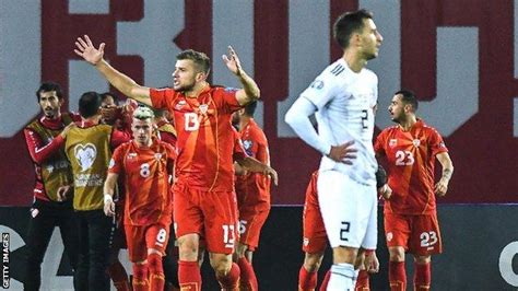 North macedonia hails 'miracle of duisburg' after germany win. Georgia 0-1 North Macedonia: Visitors qualify for first ...