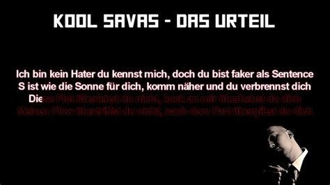 Check spelling or type a new query. Kool Savas - Das Urteil + Lyrics (Eko Fresh Diss) - YouTube