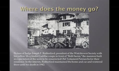 Jehovah´s witnesses, where does the money go? - YouTube