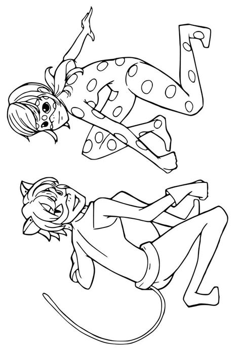 There are many high quality miraculous: Coloring page Miraculous Tales of Ladybug and Cat Noir ...