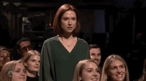 In this video she's dressed in lingerie jerking off. Mean Ellie Kemper GIF by Saturday Night Live - Find ...